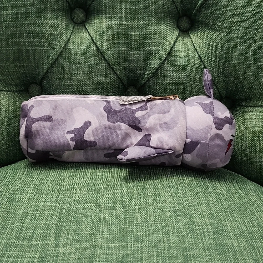 Camouflage Shark Pencil Travel Case